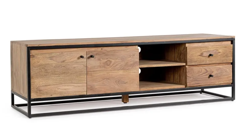 Hot Bizzotto MOBILE PORTA TV IN LEGNO SHEESHAM - NARTAN