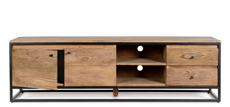 Hot Bizzotto MOBILE PORTA TV IN LEGNO SHEESHAM - NARTAN