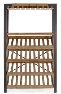 Best Bizzotto MOBILE PORTABOTTIGLIE IN LEGNO - KANTIN