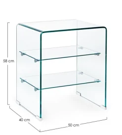 Hot Bizzotto MOBILETTO IN VETRO - IRIDE