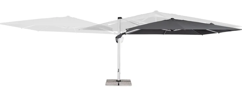 New Bizzotto OMBRELLONE BRACCIO ARIES 4X4 ANOD-GRI T