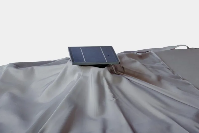 Bizzotto OMBRELLONE BRACCIO CON LED IN ALLUMINIO 3X3 ANTRACITE - INES