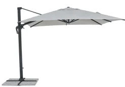 Best Bizzotto OMBRELLONE BRACCIO IN ALLUMINIO 3X3 ANTRACITE - INES