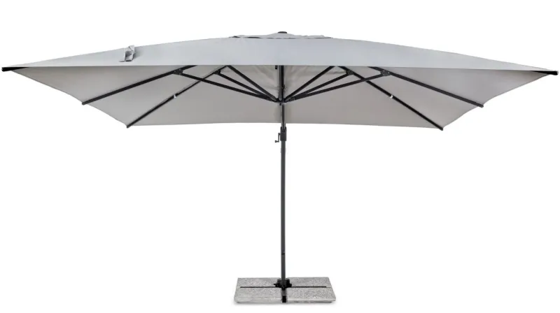 Clearance Bizzotto OMBRELLONE BRACCIO IN ALLUMINIO 4X4 ANTRACITE - INES
