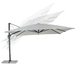 Clearance Bizzotto OMBRELLONE BRACCIO IN ALLUMINIO 4X4 ANTRACITE - INES