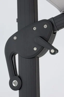 Clearance Bizzotto OMBRELLONE BRACCIO IN ALLUMINIO 4X4 ANTRACITE - INES