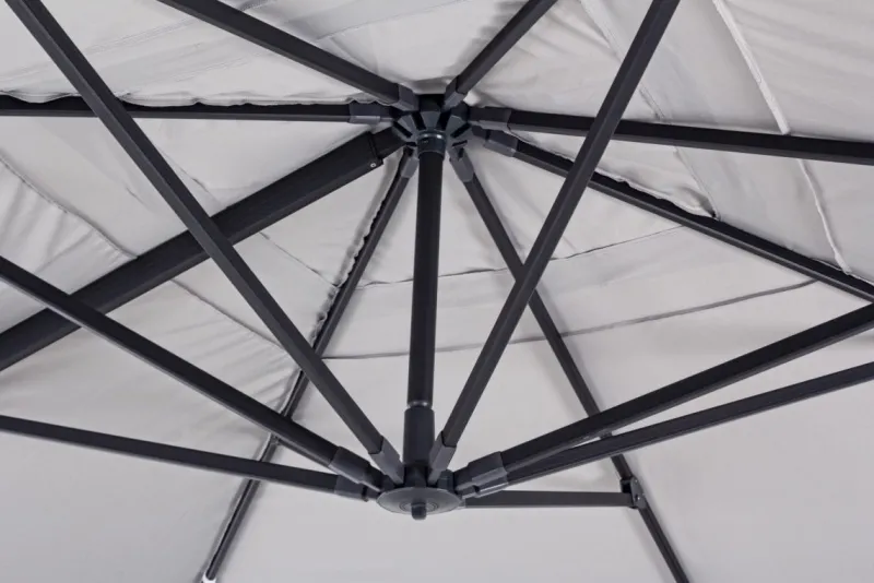 Clearance Bizzotto OMBRELLONE BRACCIO IN ALLUMINIO 4X4 ANTRACITE - INES