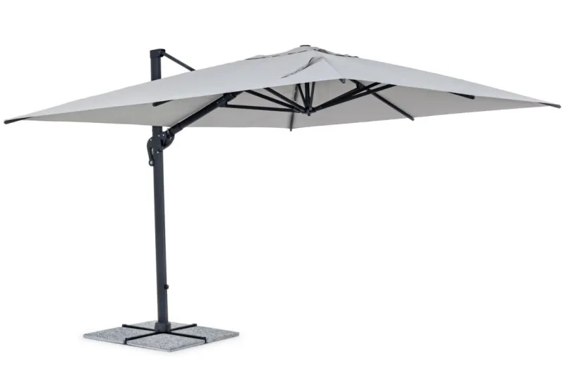 Best Bizzotto OMBRELLONE BRACCIO IN ALLUMINIO 3X4 ANTRACITE - INES