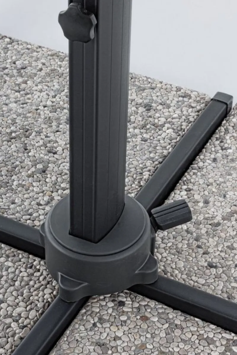 Best Bizzotto OMBRELLONE BRACCIO IN ALLUMINIO 3X4 ANTRACITE - INES