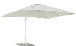 Clearance Bizzotto OMBRELLONE BRACCIO IN ALLUMINIO 3X4 BIANCO - EDEN