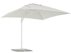 Outlet Bizzotto OMBRELLONE BRACCIO IN ALLUMINIO 3X3 BIANCO - EDEN