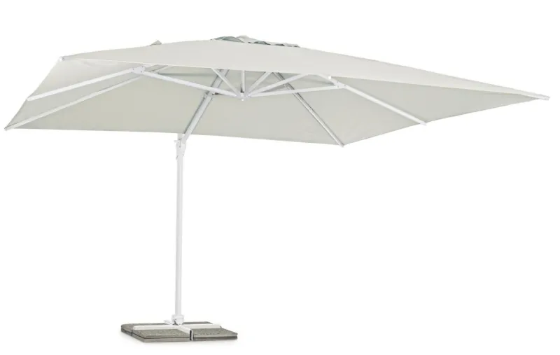 Hot Bizzotto OMBRELLONE BRACCIO IN ALLUMINIO 4X4 BIANCO - EDEN