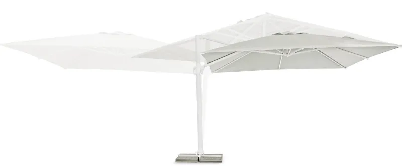 Hot Bizzotto OMBRELLONE BRACCIO IN ALLUMINIO 4X4 BIANCO - EDEN