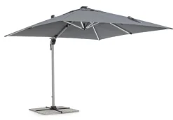 Hot Bizzotto OMBRELLONE BRACCIO IN ALLUMINIO 3X3 ANTRACITE - INES