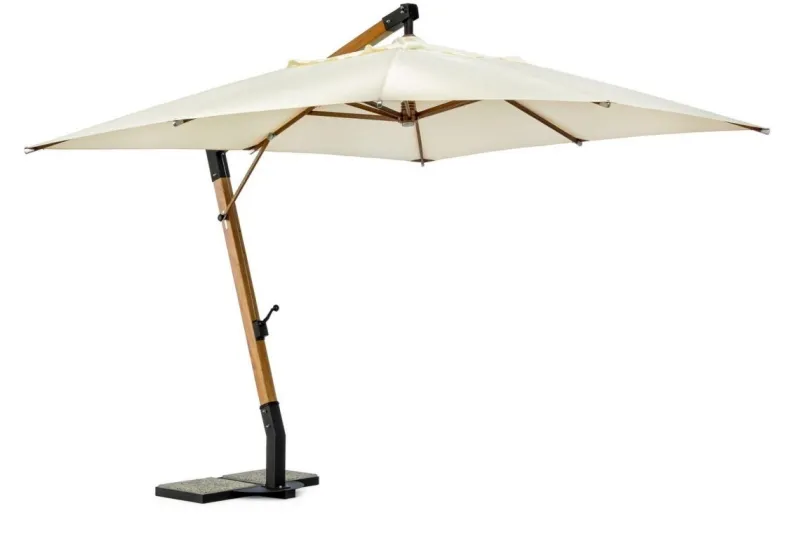 Discount Bizzotto OMBRELLONE BRACCIO IN LEGNO 3X4 ECRU - CAPUA