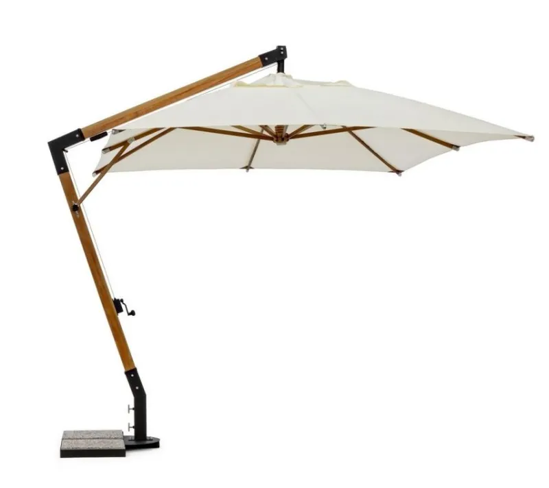 Discount Bizzotto OMBRELLONE BRACCIO IN LEGNO 3X4 ECRU - CAPUA