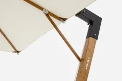 Discount Bizzotto OMBRELLONE BRACCIO IN LEGNO 3X4 ECRU - CAPUA