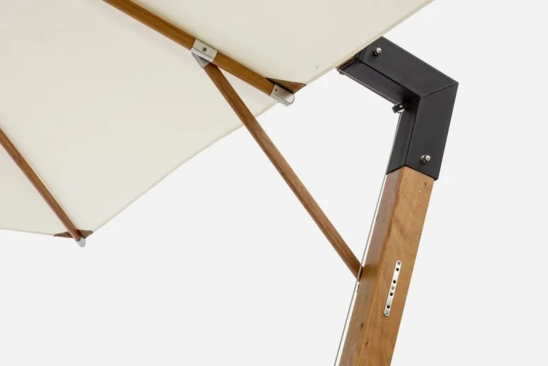 Discount Bizzotto OMBRELLONE BRACCIO IN LEGNO 3X4 ECRU - CAPUA