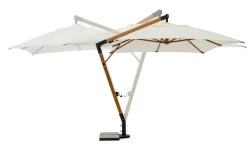 Discount Bizzotto OMBRELLONE BRACCIO IN LEGNO 3X4 ECRU - CAPUA