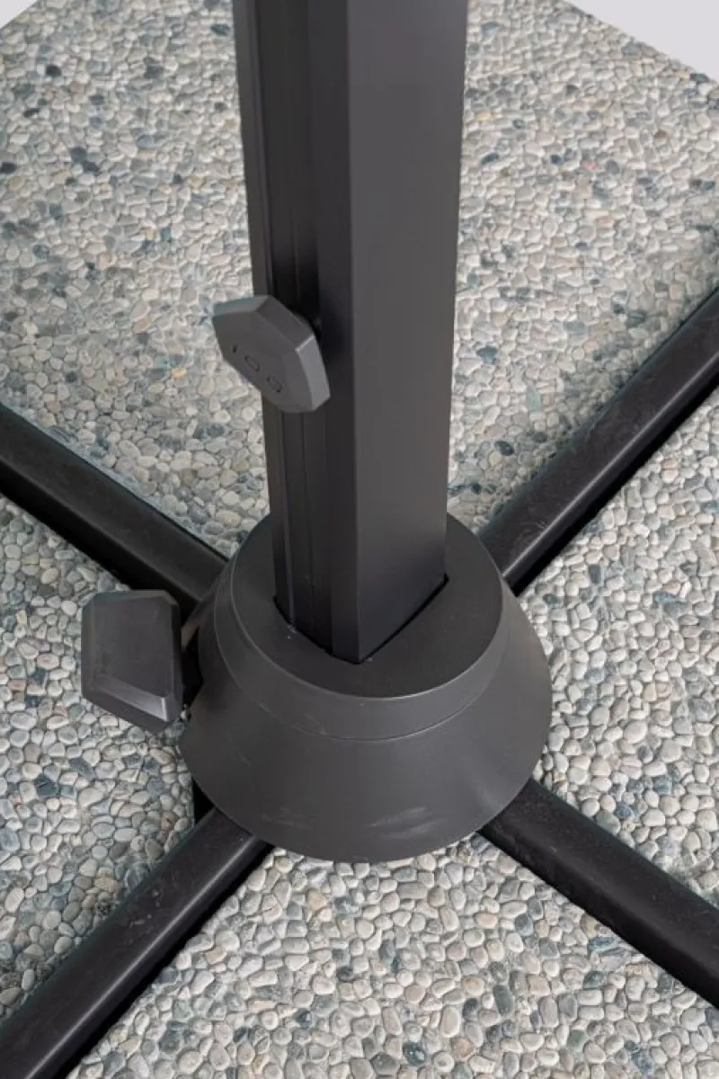 Online Bizzotto OMBRELLONE BRACCIO VEGA 3X3 ANTR-GRIG CH