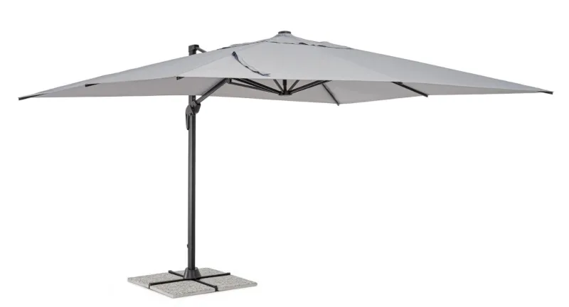 Outlet Bizzotto OMBRELLONE BRACCIO VEGA 3X4 ANTR-GRI CH