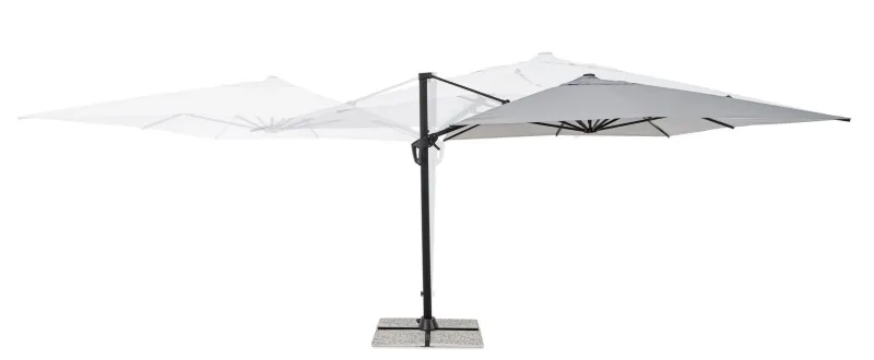 Outlet Bizzotto OMBRELLONE BRACCIO VEGA 3X4 ANTR-GRI CH