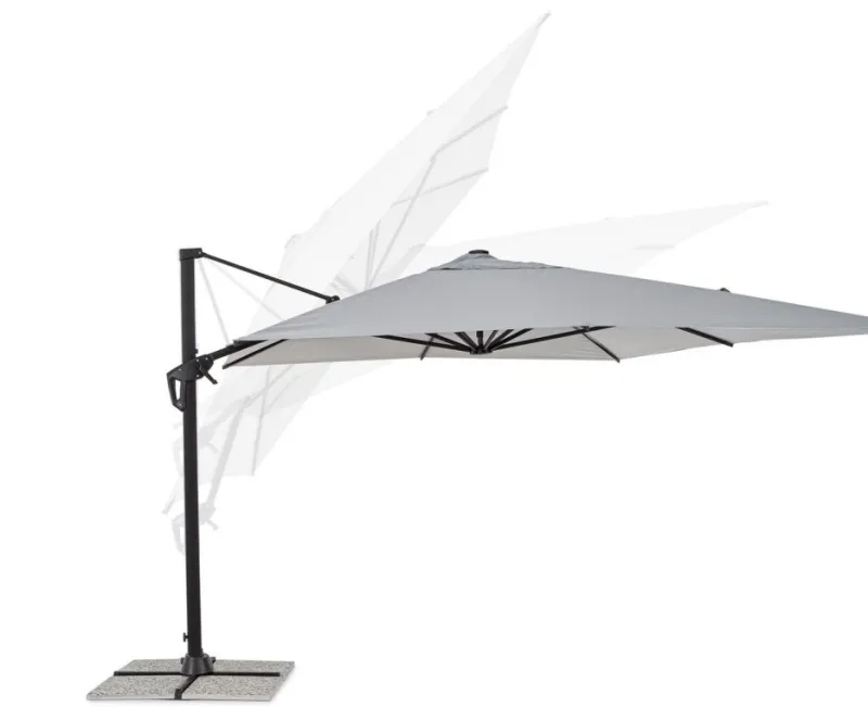 Outlet Bizzotto OMBRELLONE BRACCIO VEGA 3X4 ANTR-GRI CH
