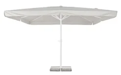 Best Bizzotto OMBRELLONE IN ALLUMINIO 4X4 BIANCO GRIGIO - ALGHERO