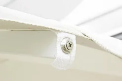 Best Bizzotto OMBRELLONE IN ALLUMINIO 4X4 BIANCO GRIGIO - ALGHERO