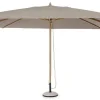 Discount Bizzotto OMBRELLONE IN ALLUMINIO 3X4 TORTORA - ECLIPSE