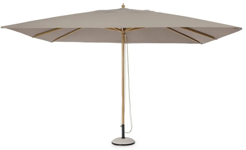 Discount Bizzotto OMBRELLONE IN ALLUMINIO 3X4 TORTORA - ECLIPSE