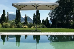 Hot Bizzotto OMBRELLONE IN ALLUMINIO 4X4 GRIGIO ANTRACITE - ALGHERO