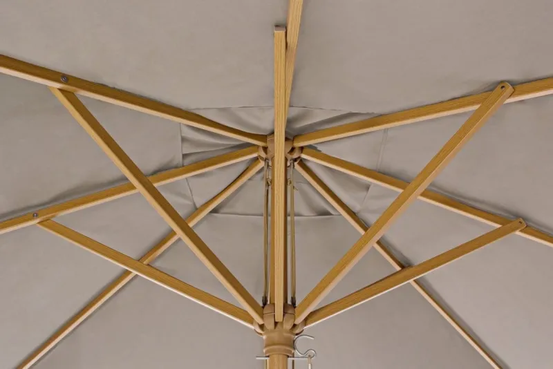 Hot Bizzotto OMBRELLONE IN ALLUMINIO 3X3 TORTORA - ECLIPSE