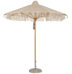 New Bizzotto OMBRELLONE MACRAME 2.5M NAT