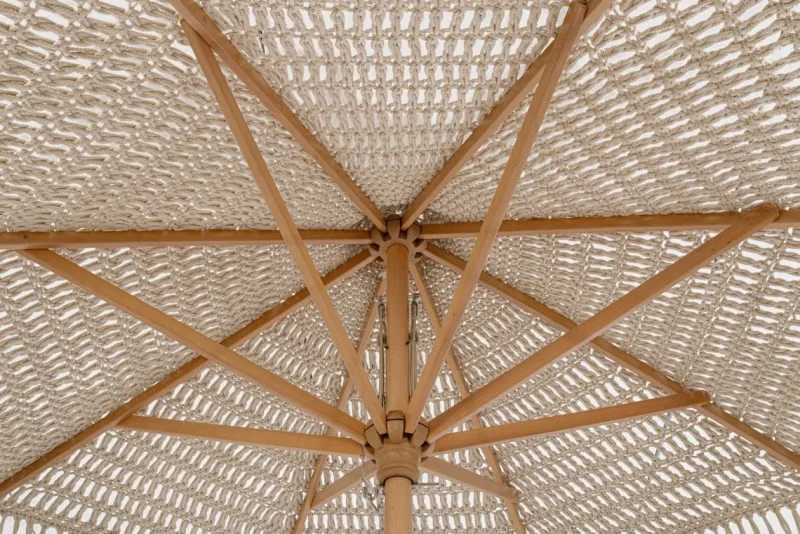 New Bizzotto OMBRELLONE MACRAME 2.5M NAT