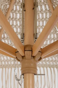 New Bizzotto OMBRELLONE MACRAME 2.5M NAT