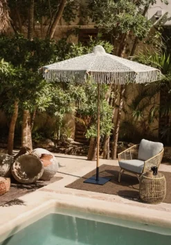 New Bizzotto OMBRELLONE MACRAME 2.5M NAT