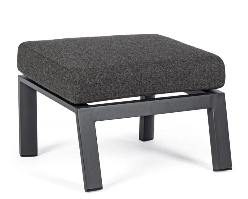 Online Bizzotto OTTOMAN IN ALLUMINIO ANTRACITE JX55 - KLEDI