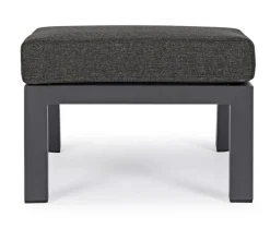 Online Bizzotto OTTOMAN IN ALLUMINIO ANTRACITE JX55 - KLEDI