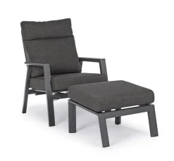 Online Bizzotto OTTOMAN IN ALLUMINIO ANTRACITE JX55 - KLEDI