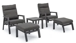 Online Bizzotto OTTOMAN IN ALLUMINIO ANTRACITE JX55 - KLEDI