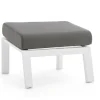 Best Bizzotto OTTOMAN IN ALLUMINIO BIANCO JX11 - KLEDI