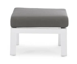 Best Bizzotto OTTOMAN IN ALLUMINIO BIANCO JX11 - KLEDI