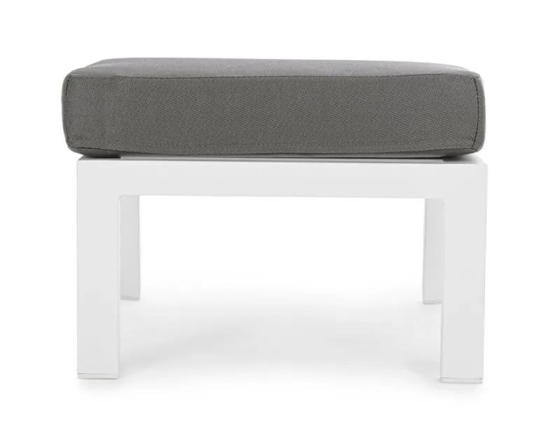 Best Bizzotto OTTOMAN IN ALLUMINIO BIANCO JX11 - KLEDI