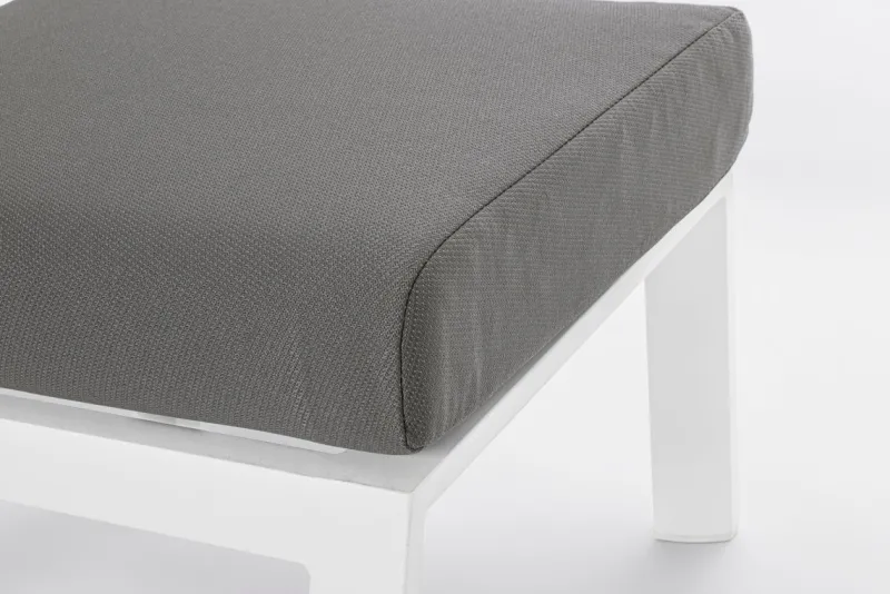 Best Bizzotto OTTOMAN IN ALLUMINIO BIANCO JX11 - KLEDI