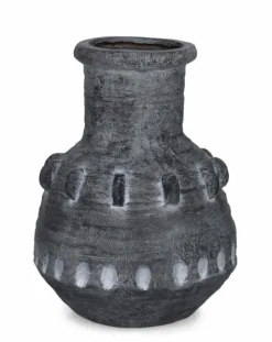 Bizzotto P. VASO BUCCHERO TONDO GRIGIO D37