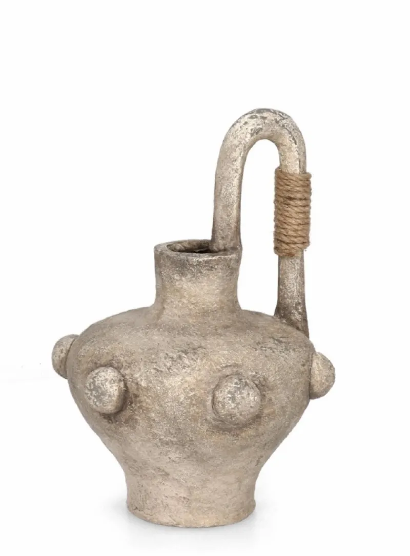 Outlet Bizzotto P. VASO CROMITE TONDO BEIGE H50