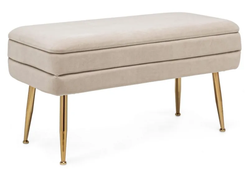 Best Bizzotto PANCA CONTENITORE BEIGE - PAVLINA