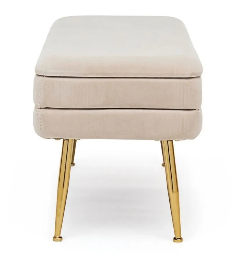 Best Bizzotto PANCA CONTENITORE BEIGE - PAVLINA