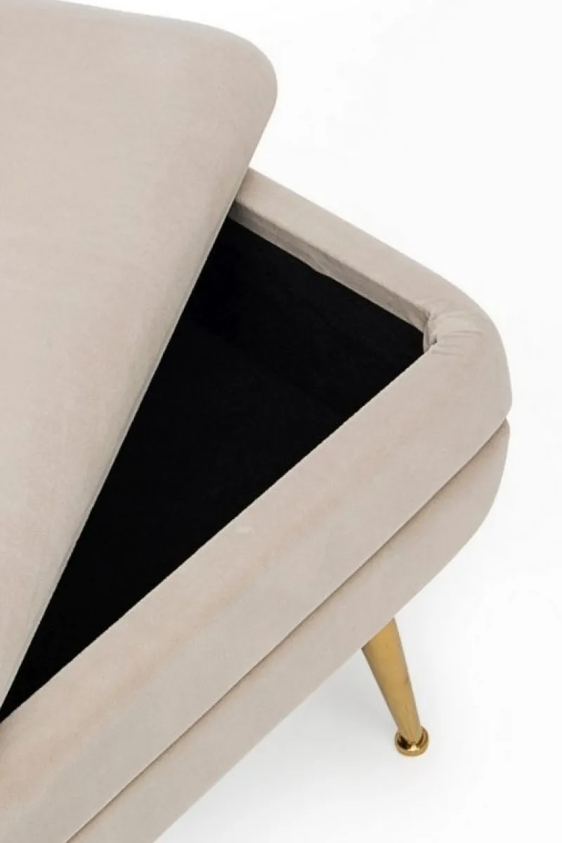 Best Bizzotto PANCA CONTENITORE BEIGE - PAVLINA